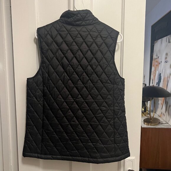 Women's time and tru quilted vest color Black size medium - Picture 7 of 9